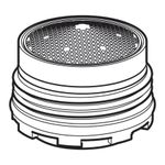 Aireador Geberit para grifos electrónicos para lavabos Piave y Brenta: Caudal=5.0l/min, Modelo=Rígido